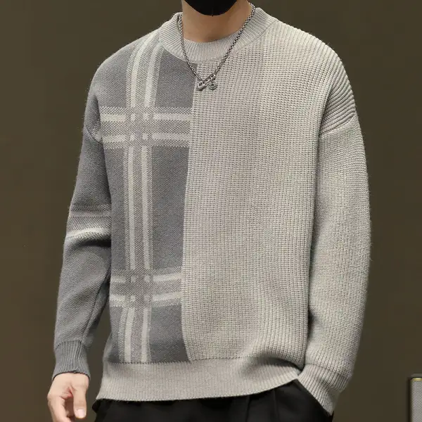 Ribbed Texture Knit Sweater