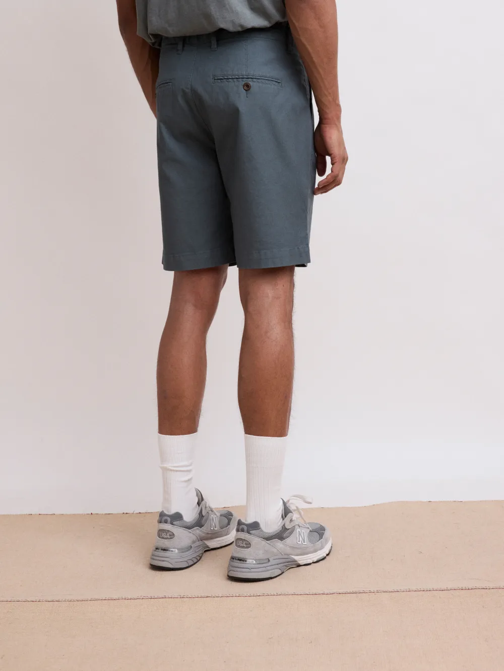 Men's Eucalyptus Green Stretch Shorts