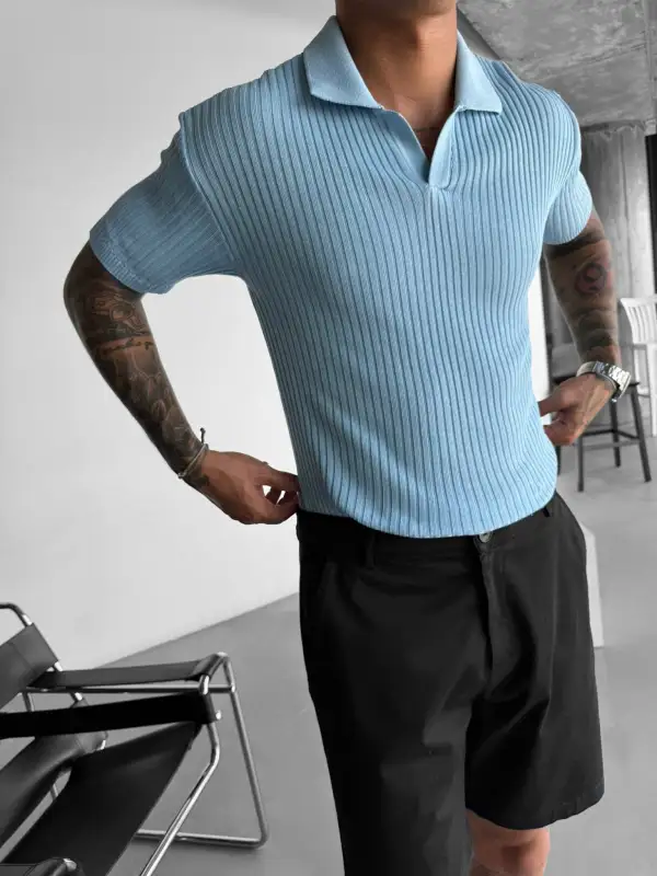 Modern Tailored Knit T-Shirt