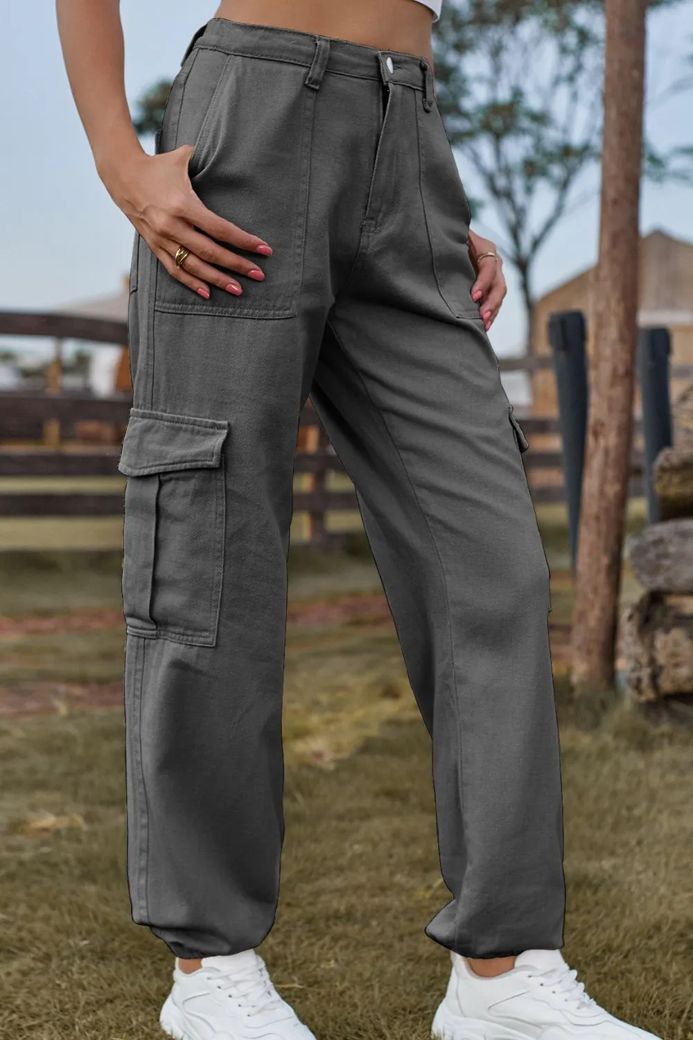 Long Jeans With Pocket