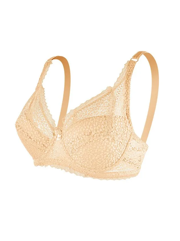 Women's Breathable Comfortable Sexy Lace Thin Cup Bra