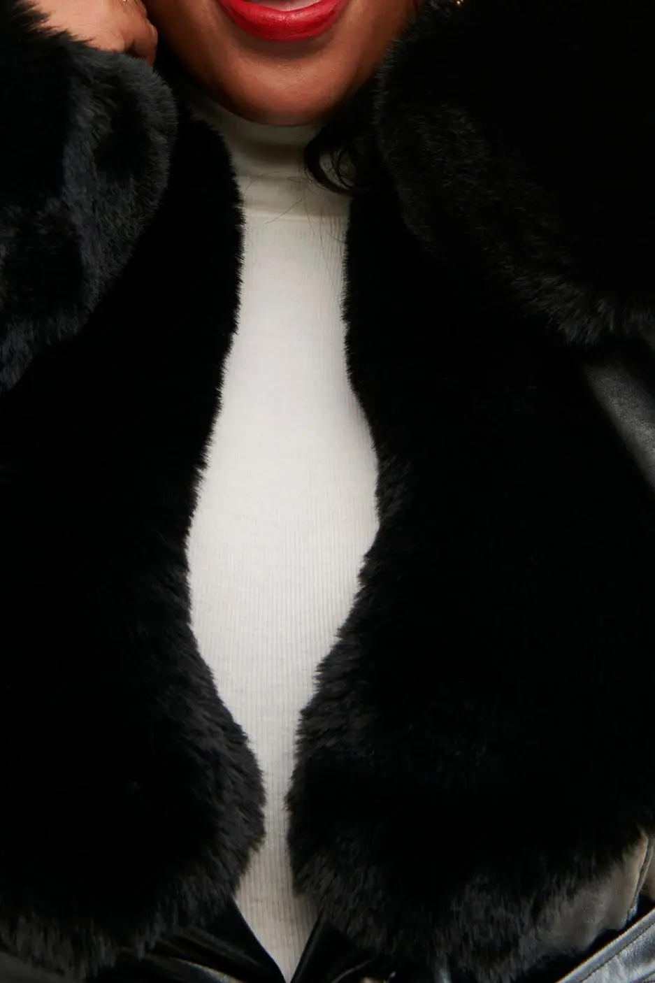 Mixed Media Coat
