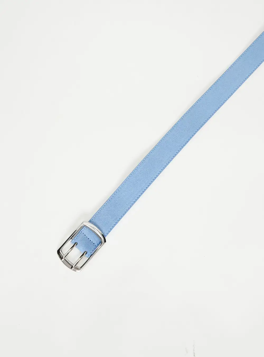 Essential Buckle Suede-Like Belt