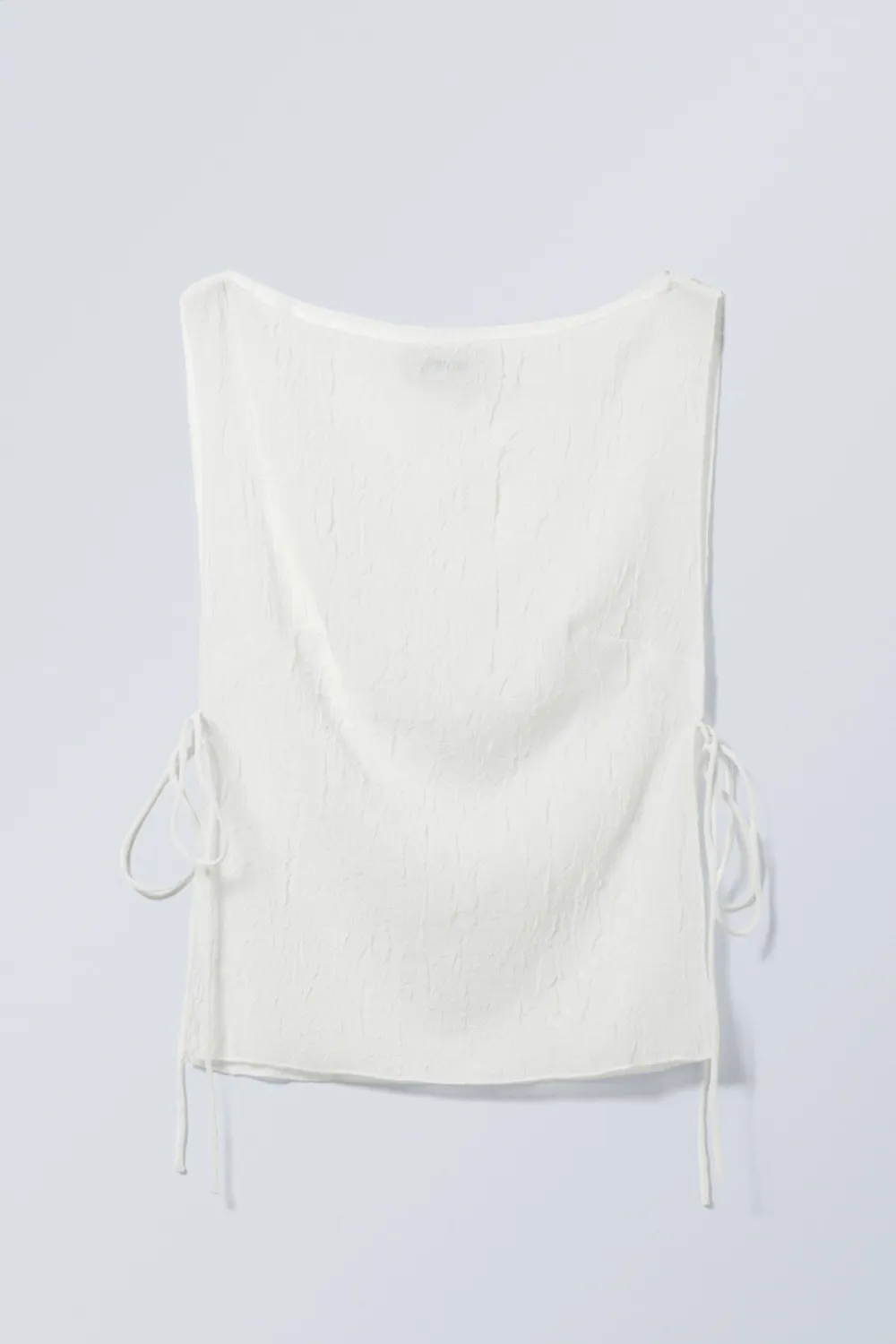 Side Tied Boat Neck Top