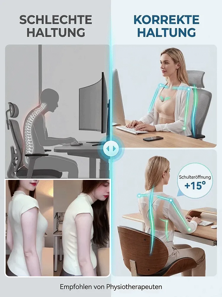 Posture-Correcting Seamless Bra