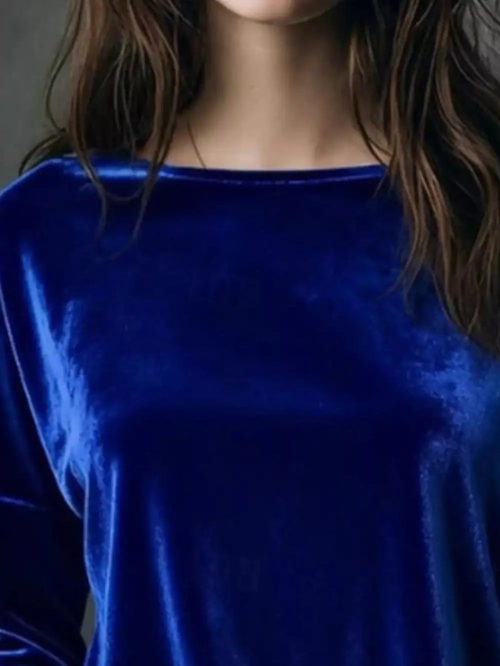 Velvet Long Sleeve T-Shirt