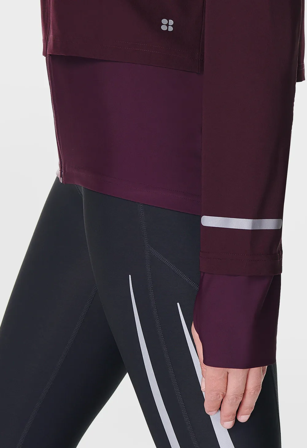 Contrast Panel Running Jacket