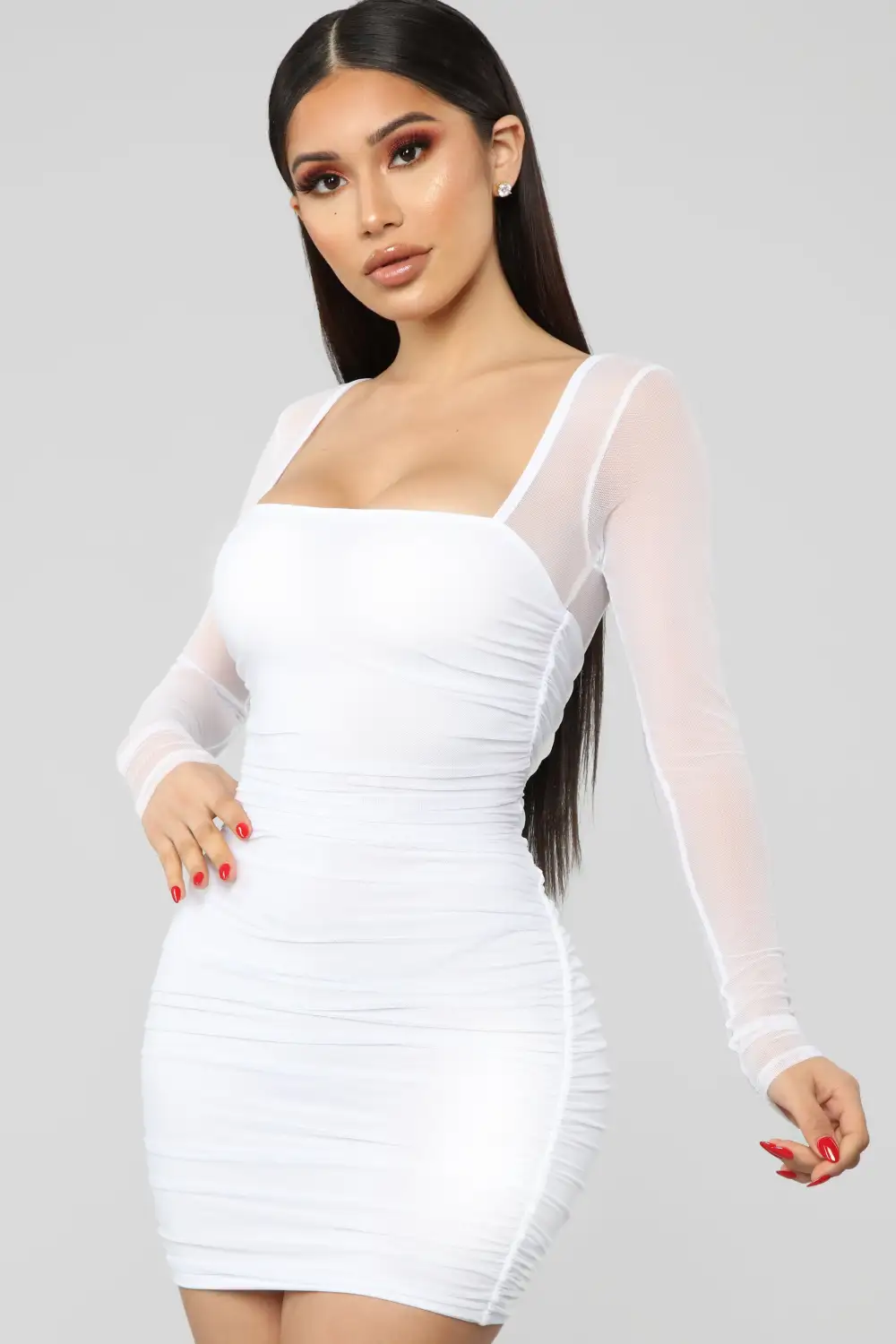 Oh So Fresh Mini Dress - White