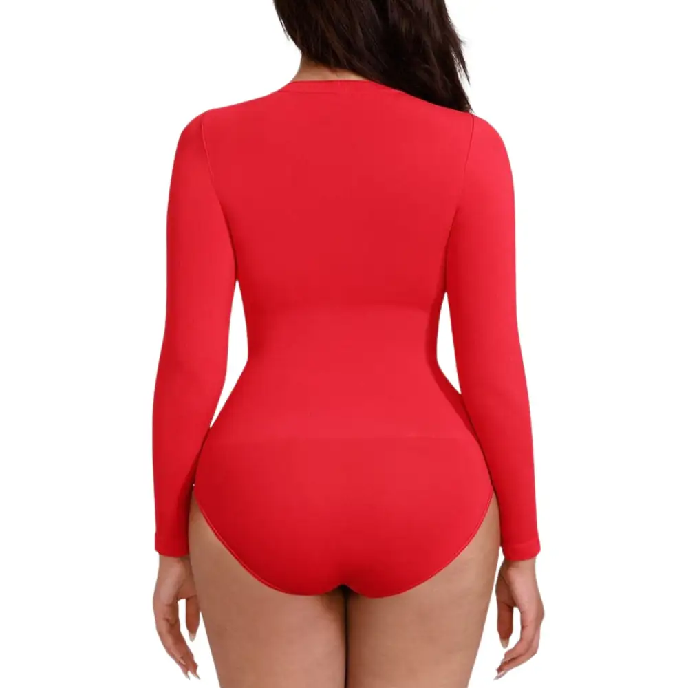 Contour Fit Long Sleeve Shaping Bodysuit