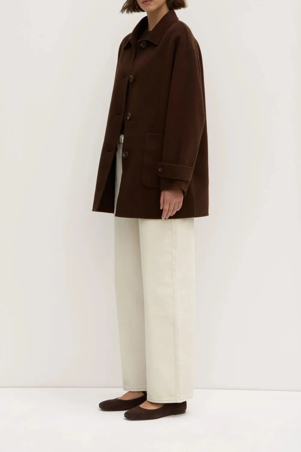 Double Sided Wool Short Jacket