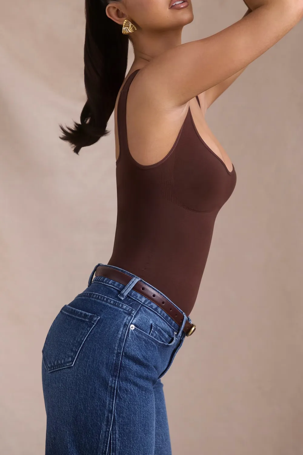 Soft And Breathable Modal Camisole Bodysuit
