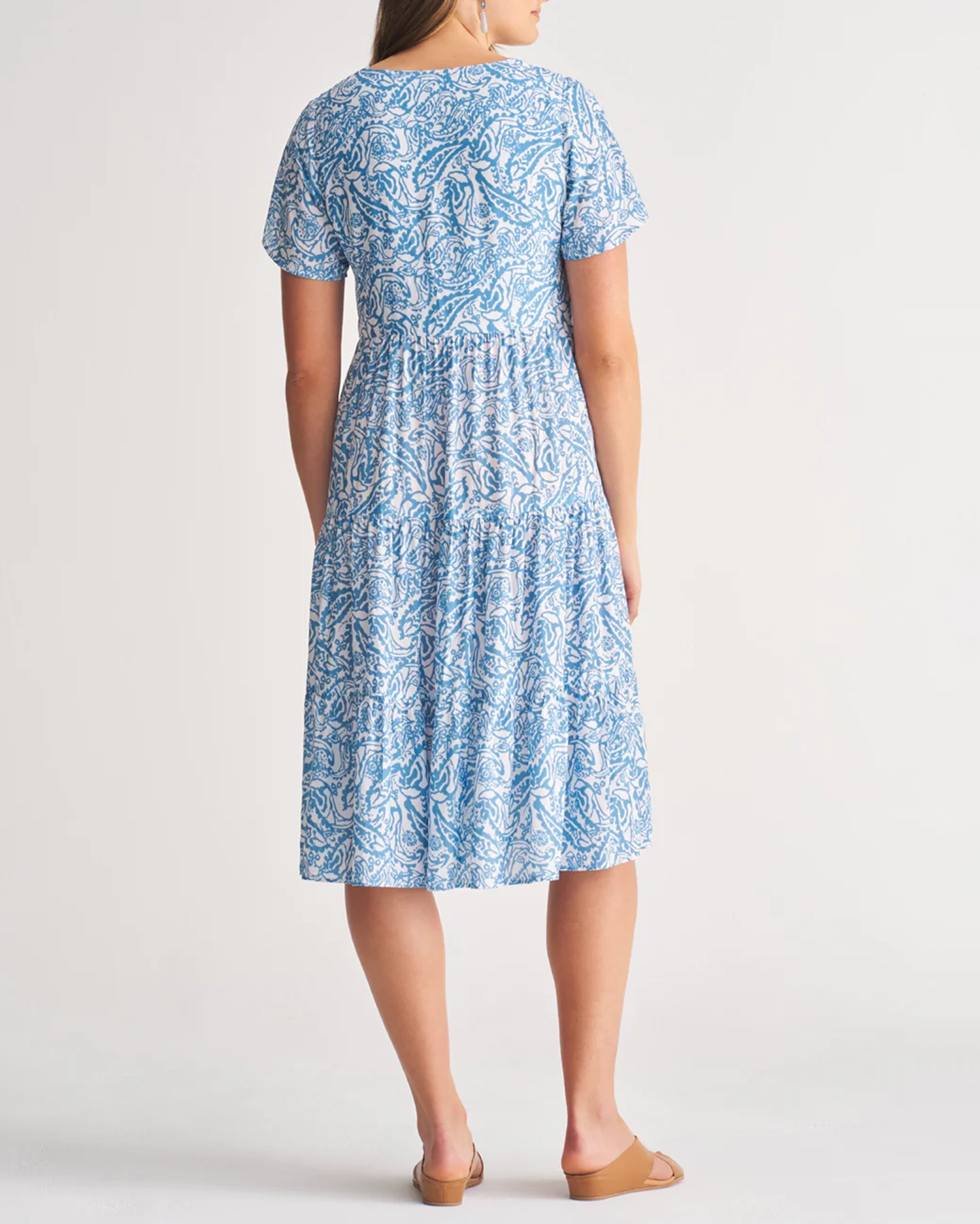 Printed Tier Dress