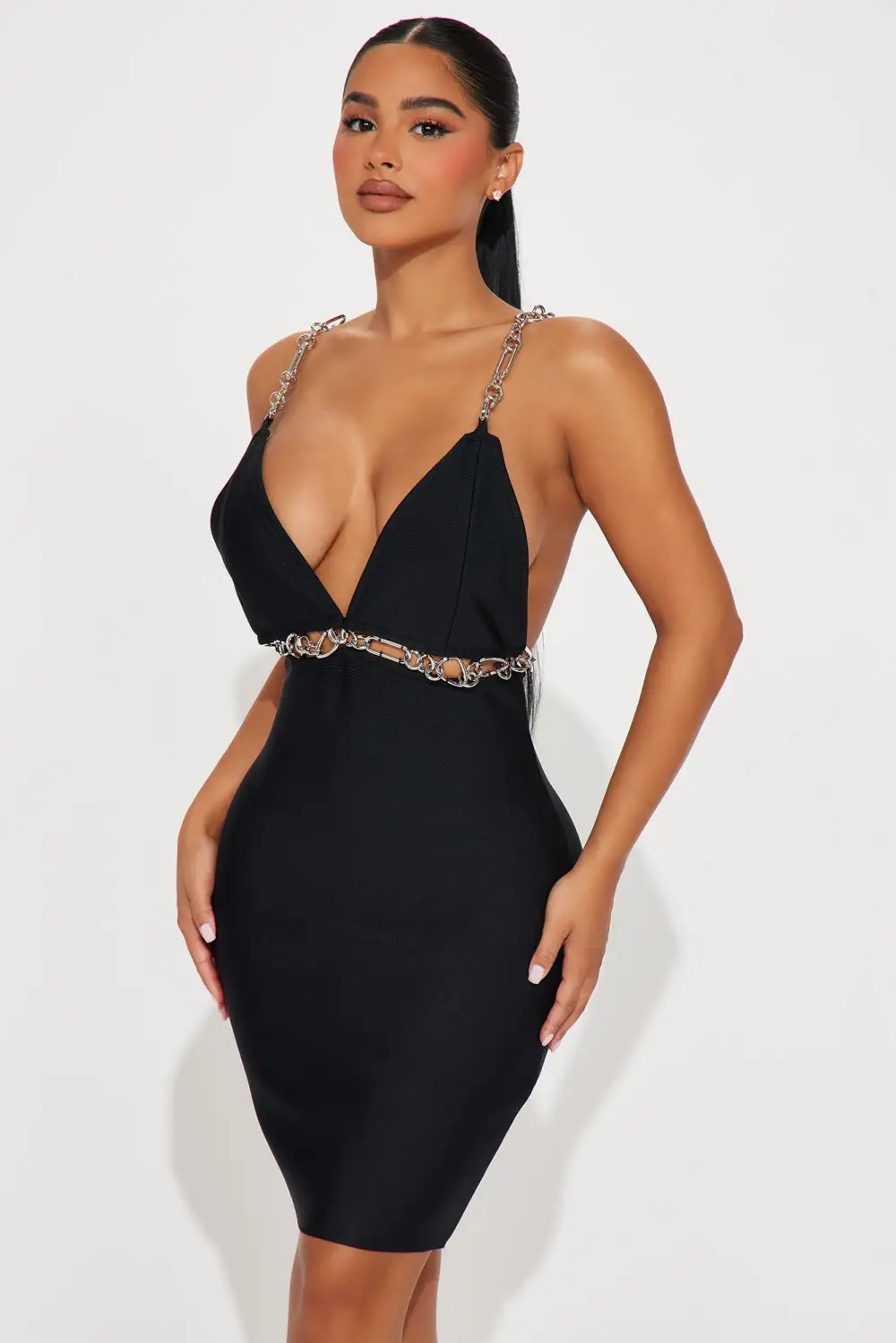 Midnight In Berlin Mini Dress - Black