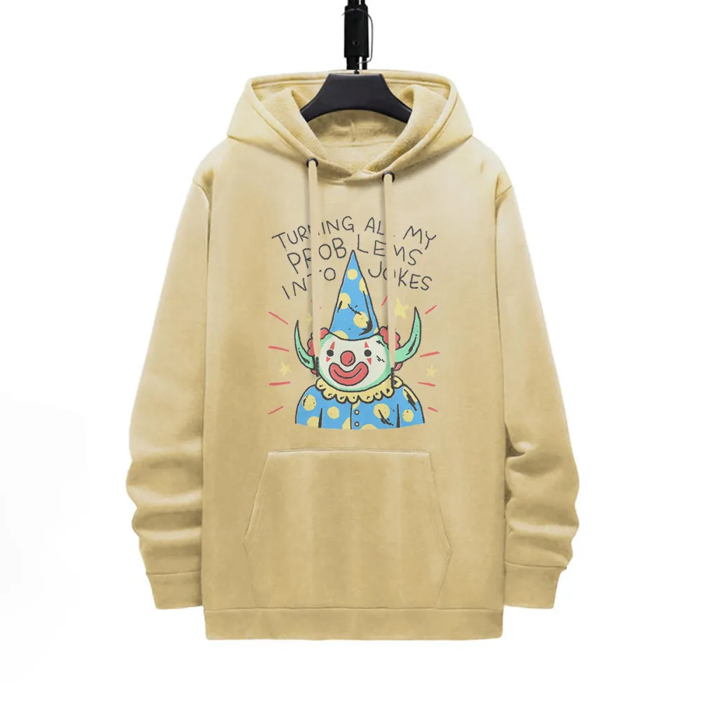 Jokes Pattern Printed Hoodie