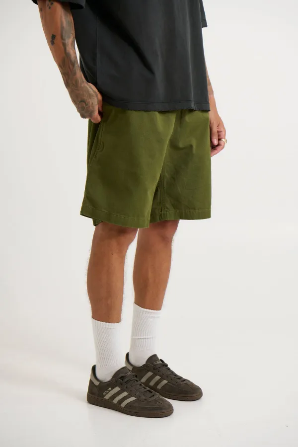 Casual And Comfortable Army Green Shorts