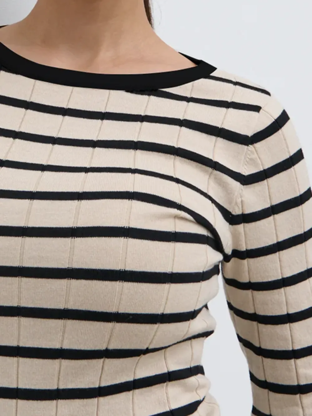 Stripe Knit Top