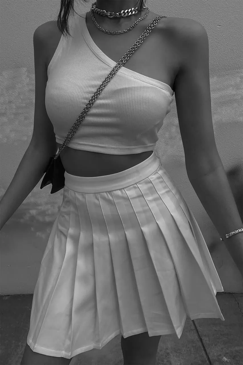Fashionable Sexy Slant Collar Popular Top