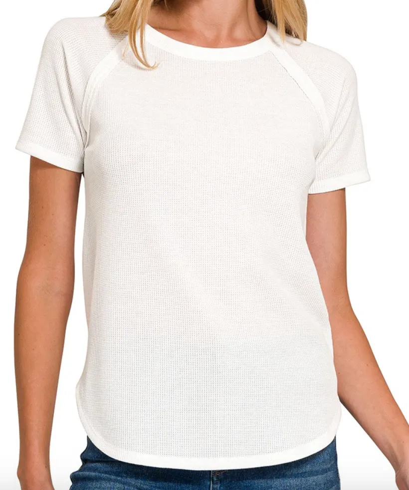 Off Waffle Tee