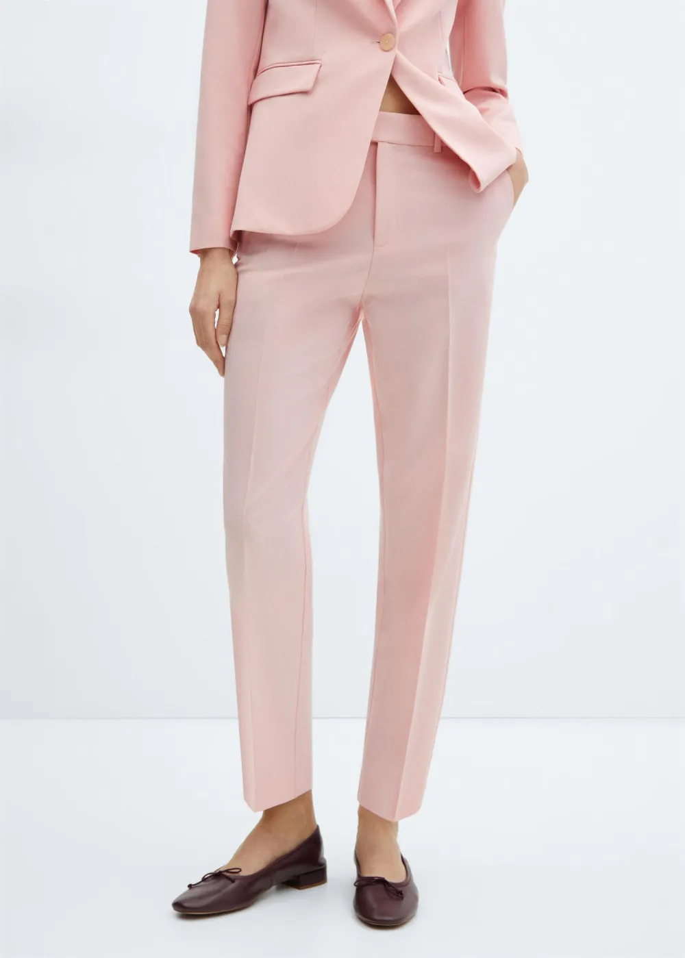 Straight suit pants