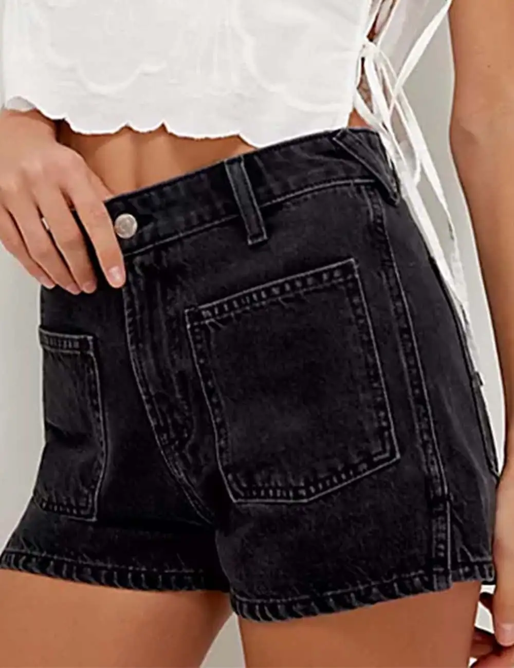Button Pocket Shorts