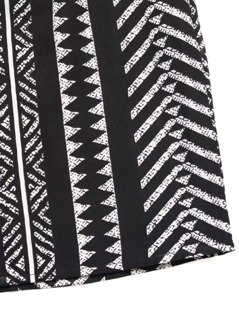 High Waist Printed Skirt