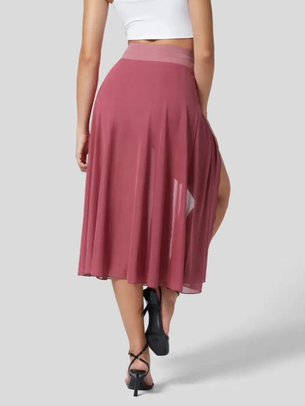 Subtle Drawstring Pocket Detail Skirt