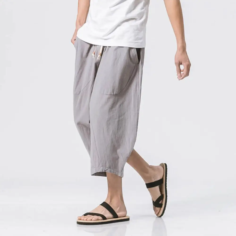Lightweight Cropped Utility Pants