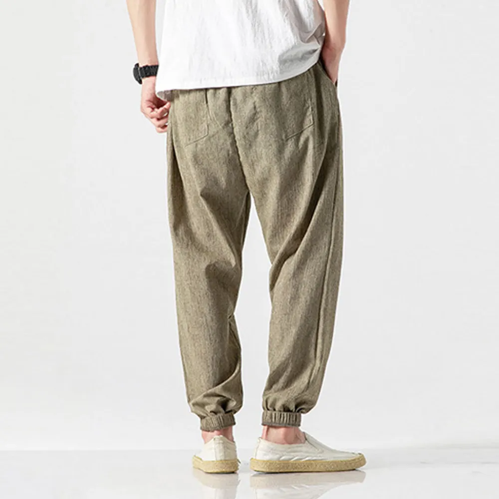 Lightweight Wide Harem Pants