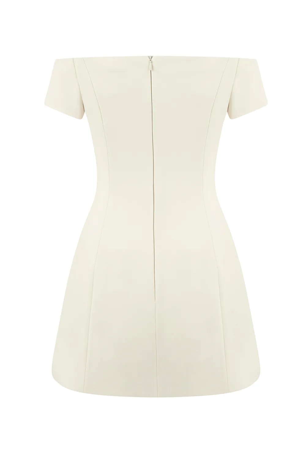 Short Sleeve Mini Dress-Black
