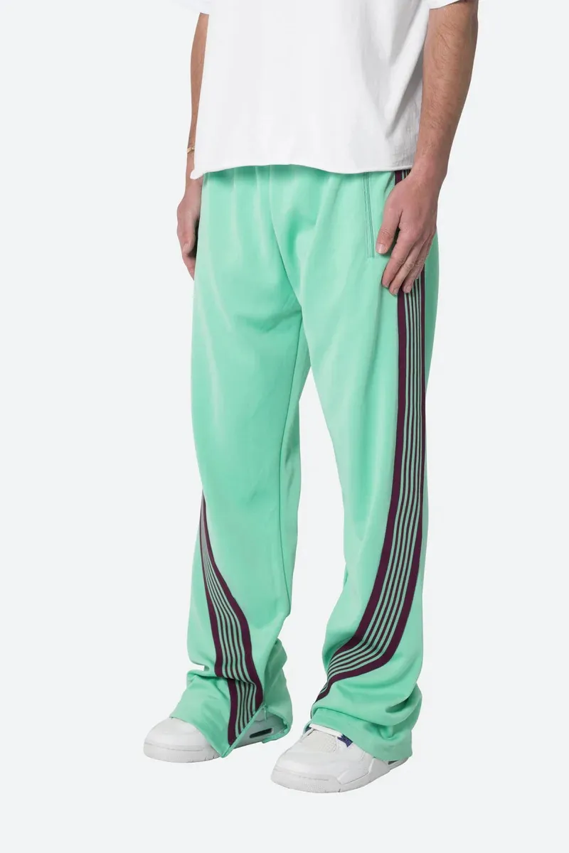 LIGHT GREEN STRIPE ACCENTED SWEATPANTS