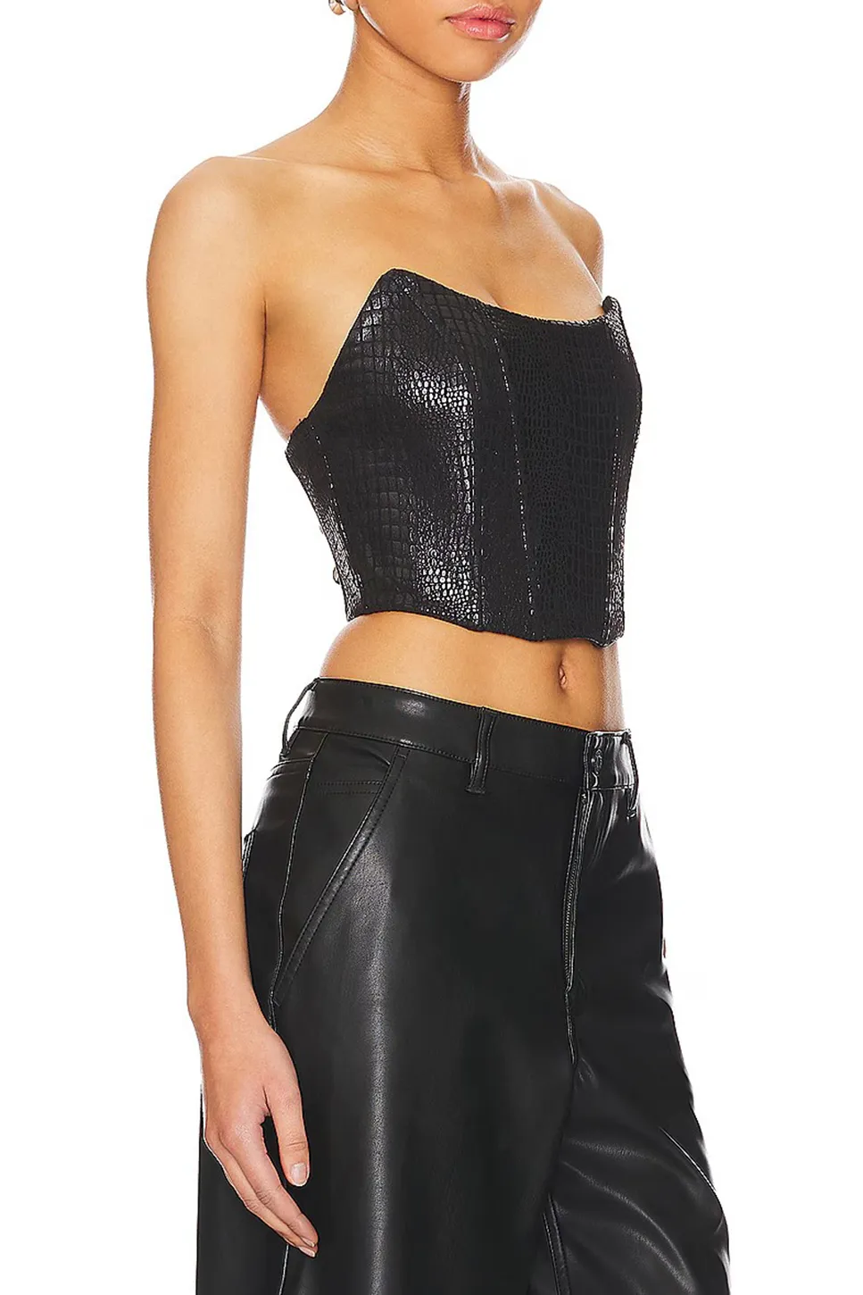 Tawny Faux Suede Top