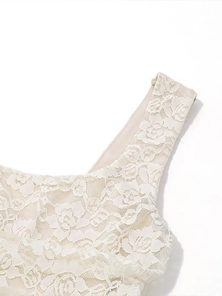 Lace Sheer Braided Tank Top