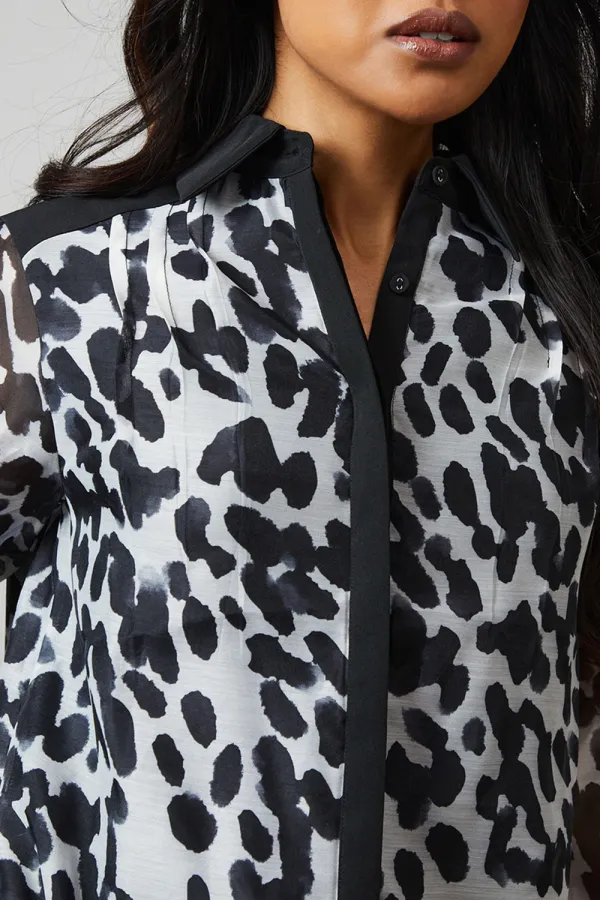 Women's Statement Leopard Print Shirt