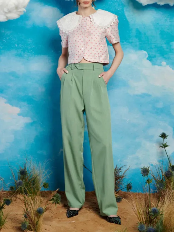 High Waisted Trousers
