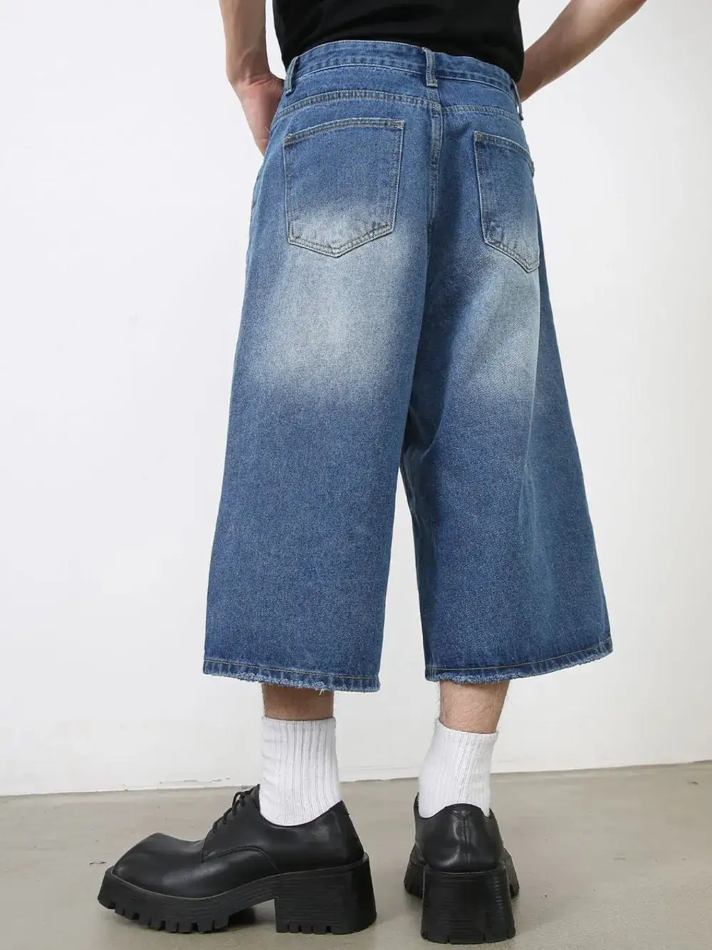 Minimal Cotton Blend Casual Shorts