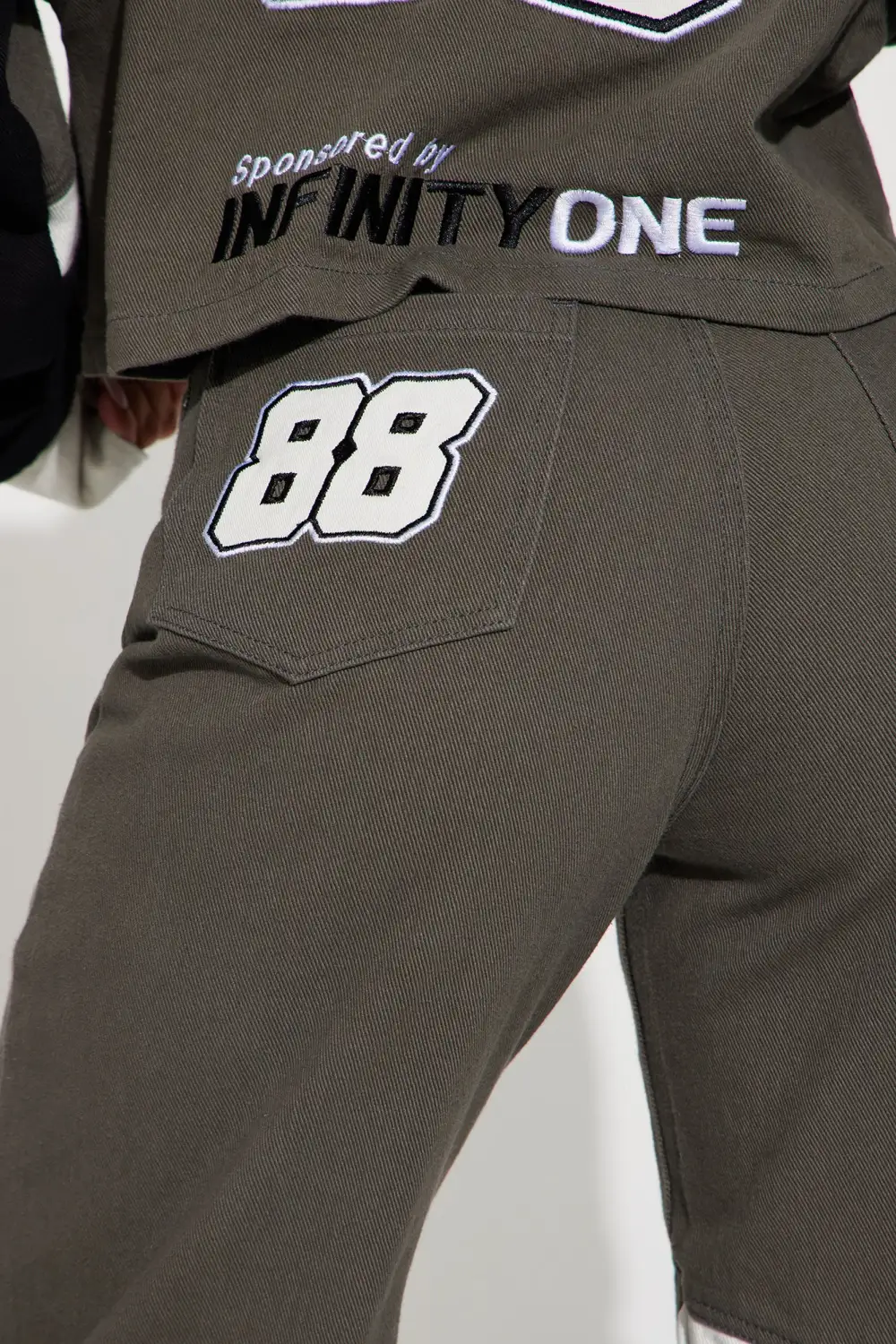 Full Speed Ahead Pant Set - Grey