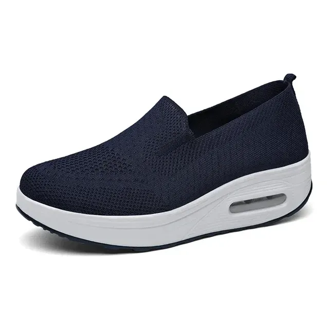 Air Cushion Slip-On Walking Shoes Platform Mesh Sneaker Sandals