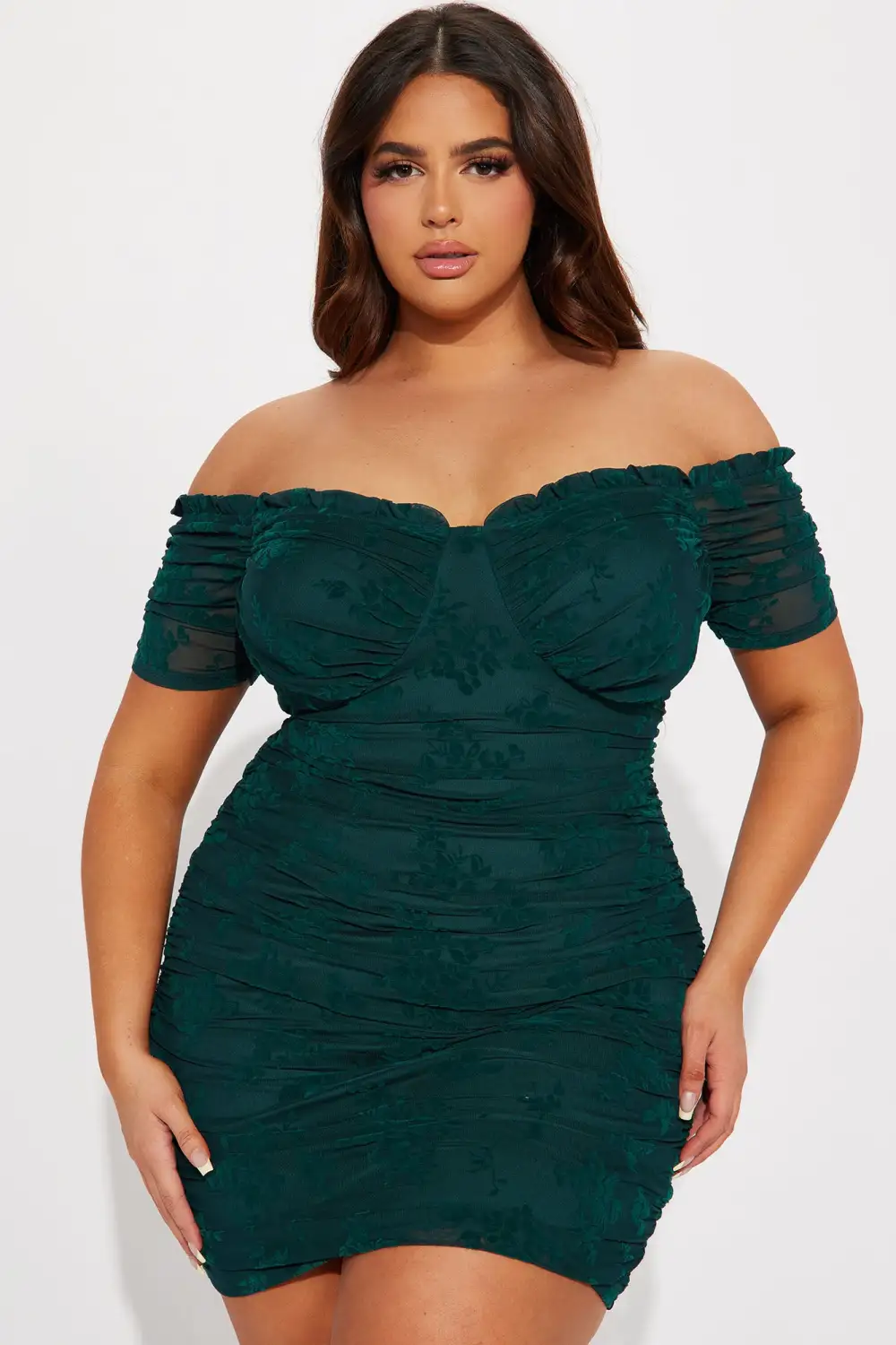 Come Out Tonight Mesh Mini Dress - Green