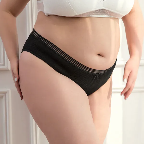 Plus Size Soft Touch Breathable Panty