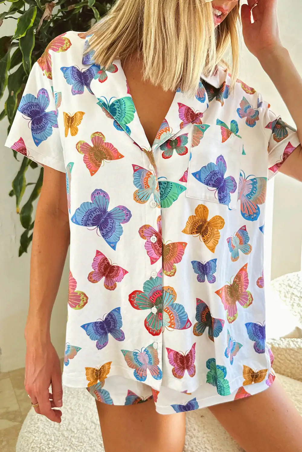 Printed Short Pajama Set