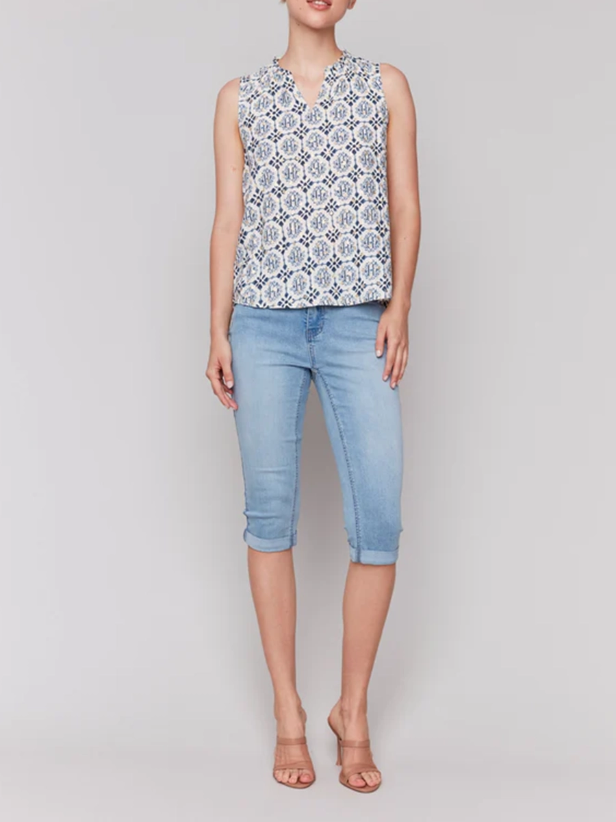 Soft And Comfortable Retro Pattern Women's Vest