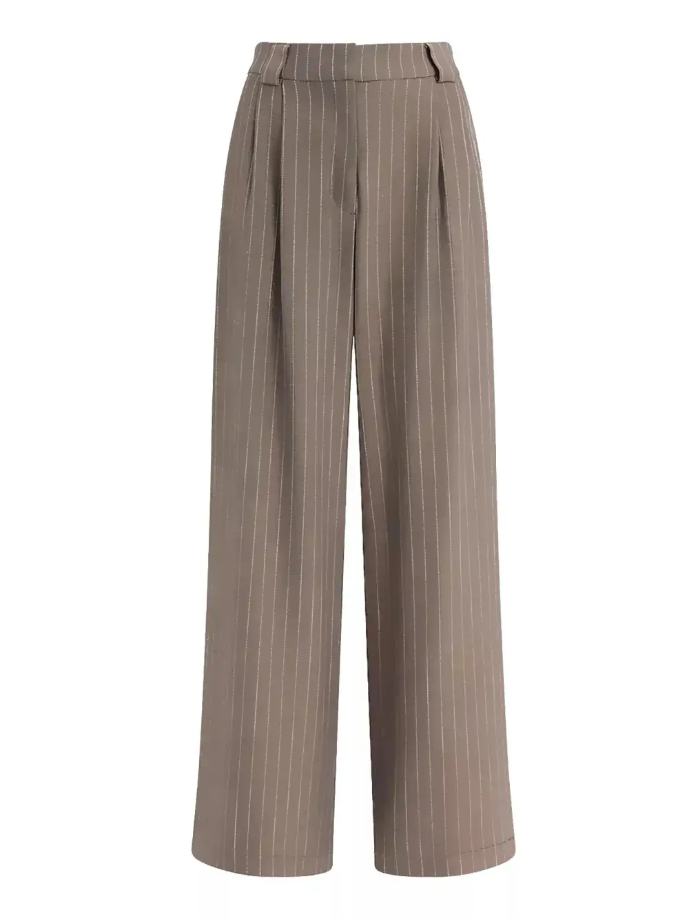 Relaxed Striped Wide Leg Pants