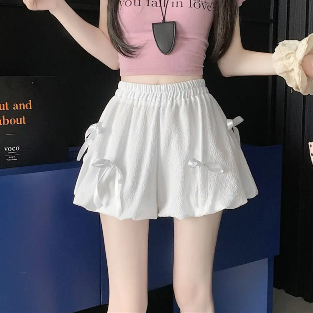 Airy Simple Bowknot Skirt