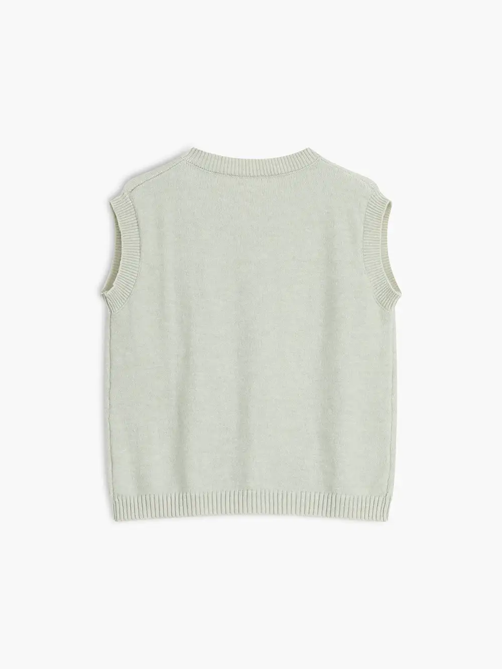 Casual Button Up Sweater Vest