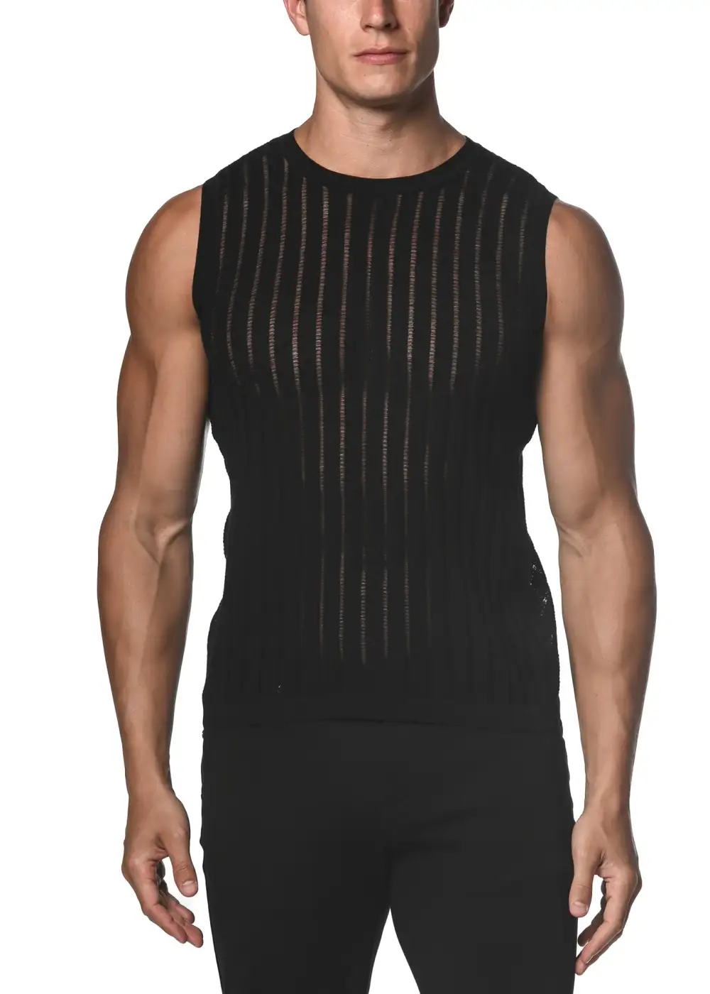 Effortless Open Knit Vest