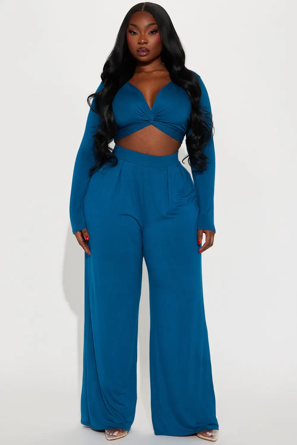 Rebecca Pant Set - Teal