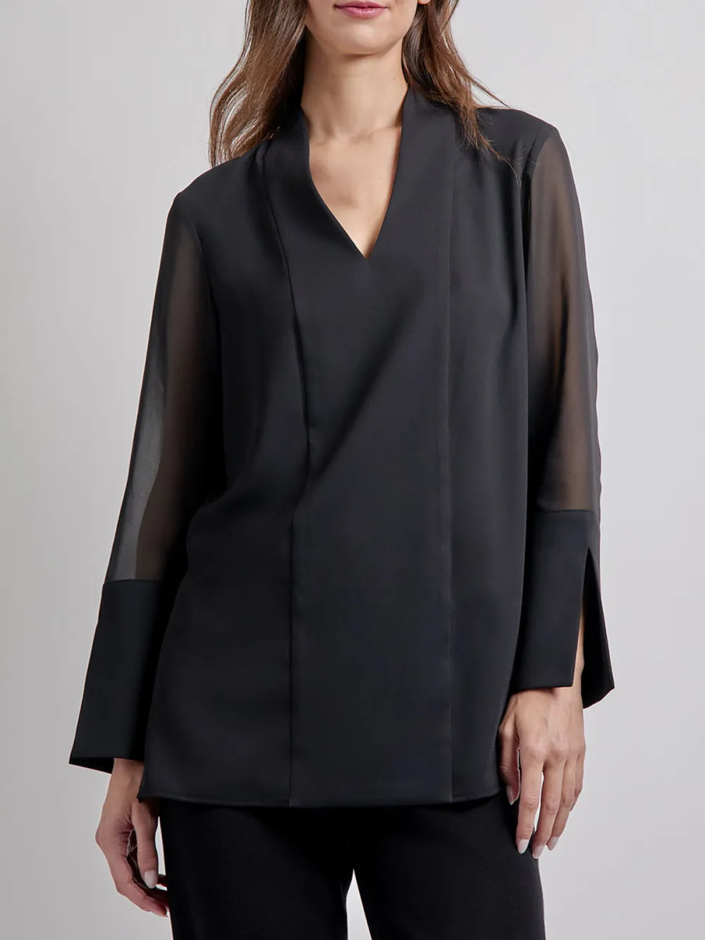 Solid Color Loose Fitting Shirt