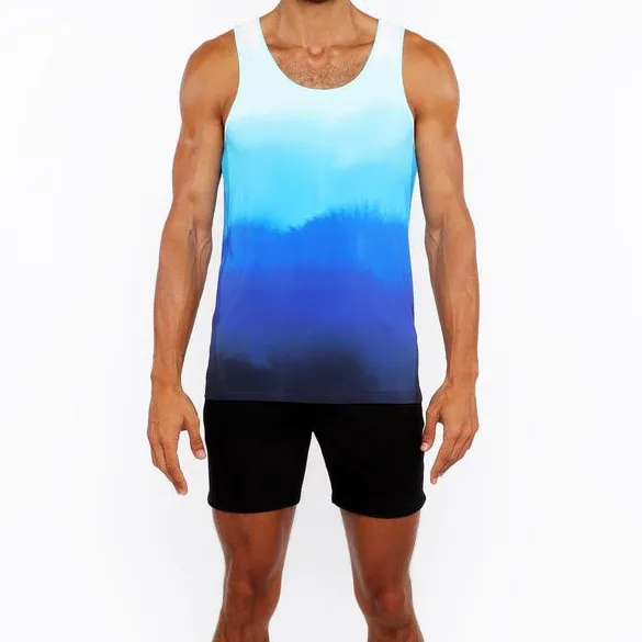 Ease Printed Mesh Tank Top