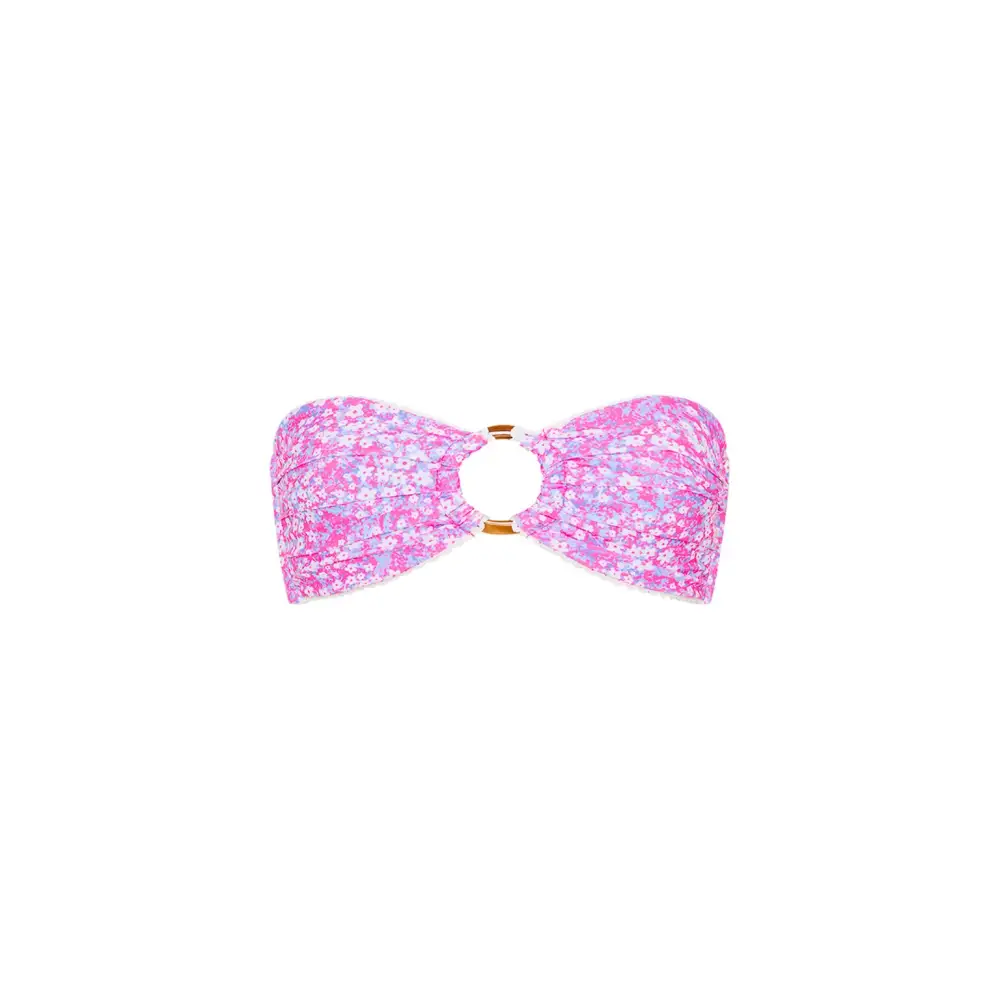 Cut Out Bandeau Bikini Top