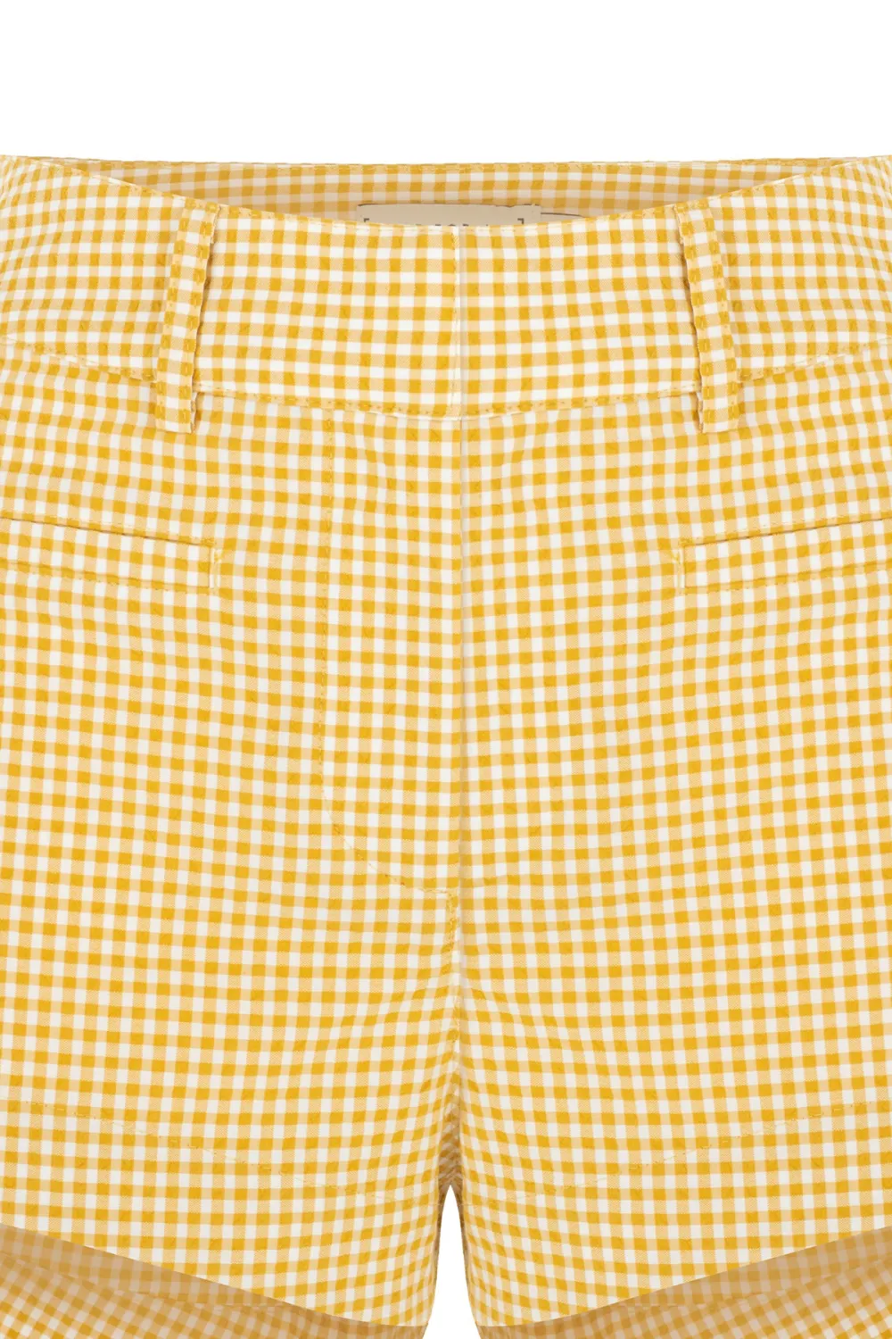 Plaid Short-Yellow